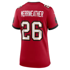 Kaevon Merriweather Tampa Bay Buccaneers Women's Game Jersey Red | Nike for Sale