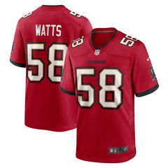 Markees Watts Tampa Bay Buccaneers Game Jersey Red | Nike for Sale