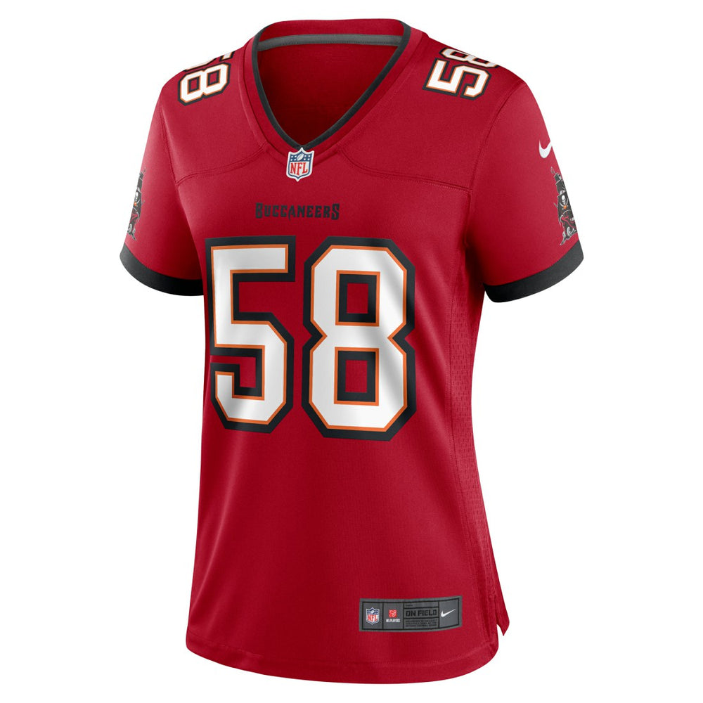 Markees Watts Tampa Bay Buccaneers Women's Game Jersey Red | Nike for Sale
