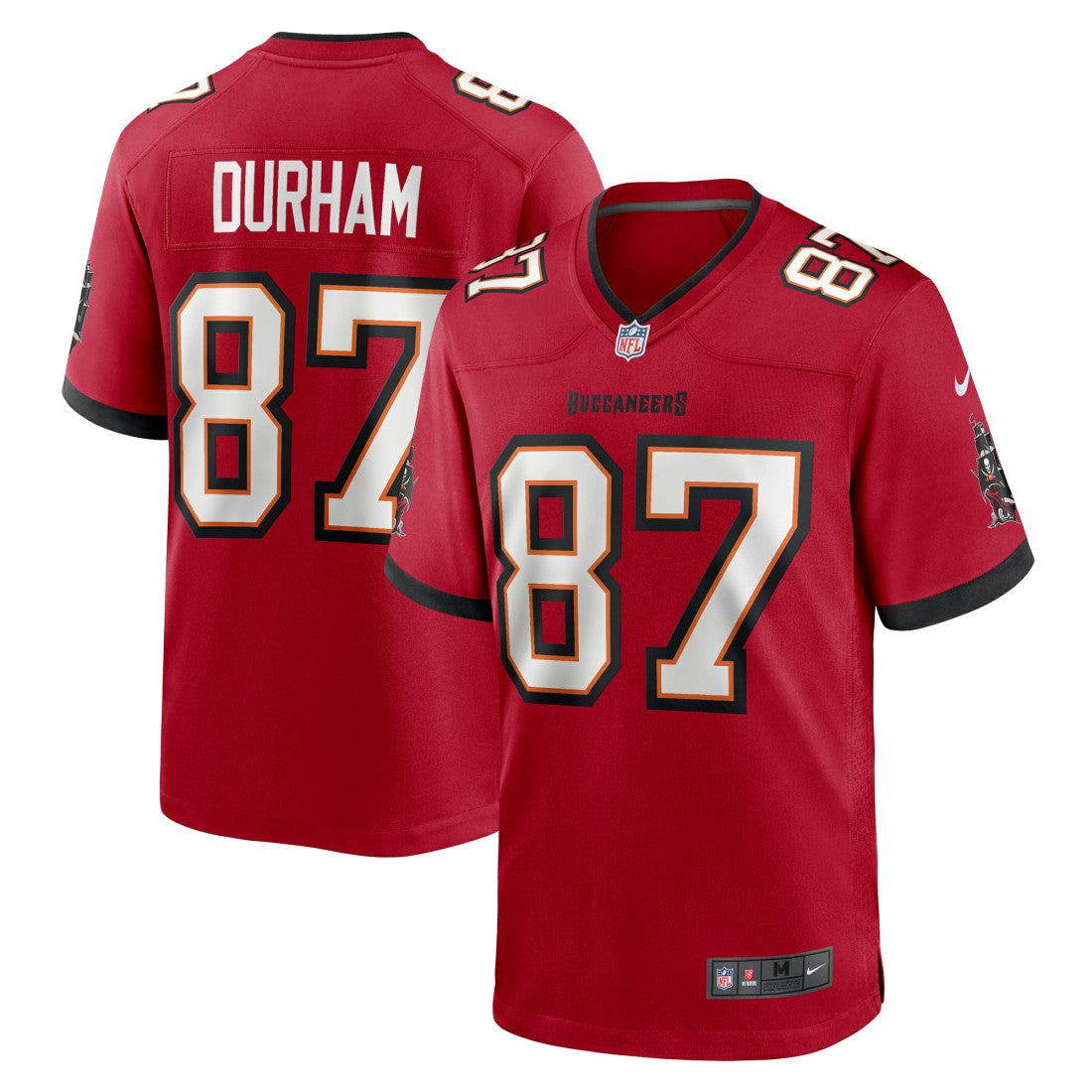 Payne Durham Tampa Bay Buccaneers Game Jersey Red | Nike for Sale