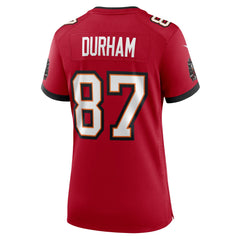 Payne Durham Tampa Bay Buccaneers Women's Game Jersey Red | Nike for Sale