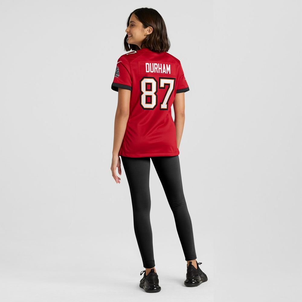 Payne Durham Tampa Bay Buccaneers Women's Game Jersey Red | Nike for Sale
