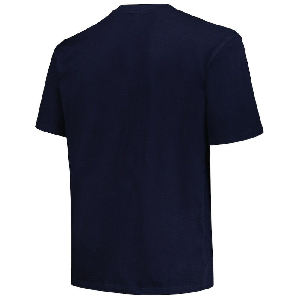 Seattle Kraken Profile Big & Tall Arch Over Logo T-Shirt - Navy - NHL