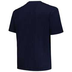 Seattle Kraken Profile Big & Tall Arch Over Logo T-Shirt - Navy - NHL