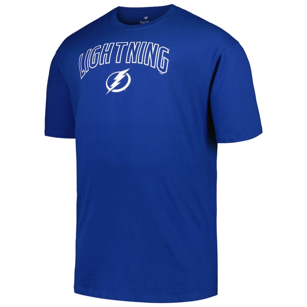 Tampa Bay Lightning Profile Big & Tall Arch Over Logo T-Shirt - Blue - NHL