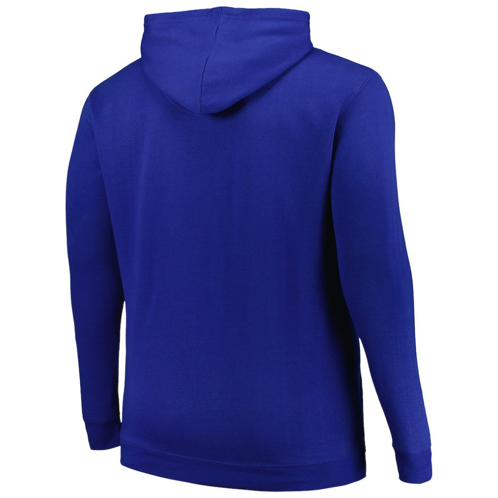New York Rangers Profile Big & Tall Arch Over Logo Pullover Hoodie - Blue - NHL