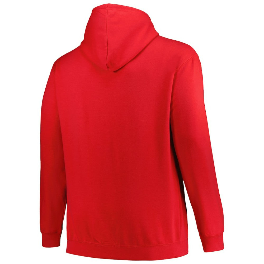 Florida Panthers Profile Big & Tall Arch Over Logo Pullover Hoodie - Red - NHL