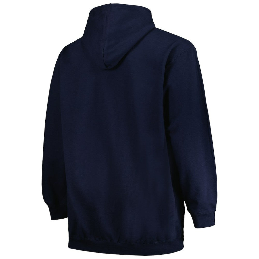 Seattle Kraken Profile Big & Tall Arch Over Logo Pullover Hoodie - Deep Sea Blue - NHL