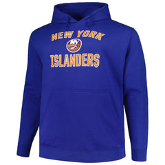 New York Islanders Profile Big & Tall Arch Over Logo Pullover Hoodie - Royal - NHL
