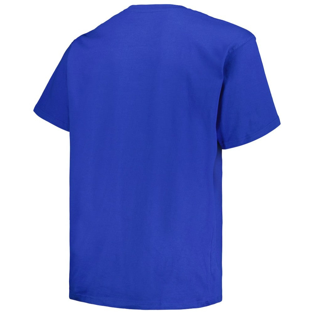 St. Louis Blues Profile Big & Tall Arch Over Logo T-Shirt - Blue - NHL
