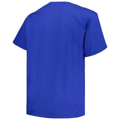 St. Louis Blues Profile Big & Tall Arch Over Logo T-Shirt - Blue - NHL