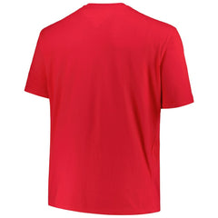 New Jersey Devils Profile Big & Tall Arch Over Logo T-Shirt - Red - NHL