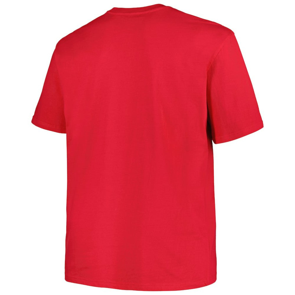 Washington Capitals Profile Big & Tall Arch Over Logo T-Shirt - Red - NHL