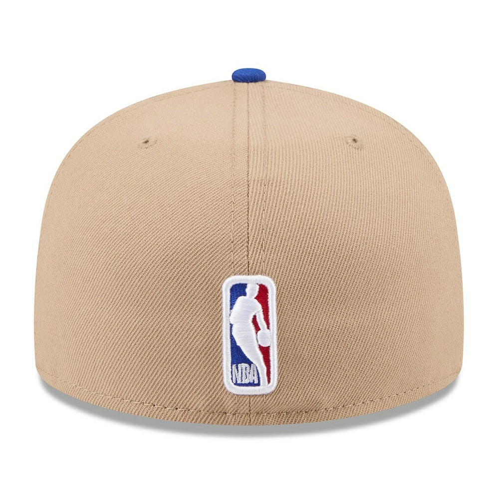 Philadelphia 76ers 2024 NBA Draft 59FIFTY Fitted Hat Tan/Royal - NBA