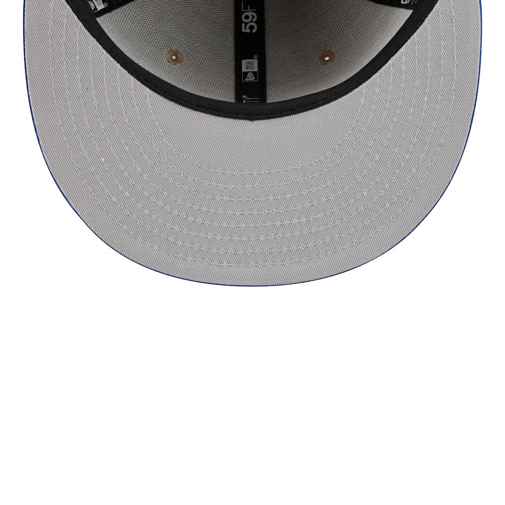 Philadelphia 76ers 2024 NBA Draft 59FIFTY Fitted Hat Tan/Royal - NBA