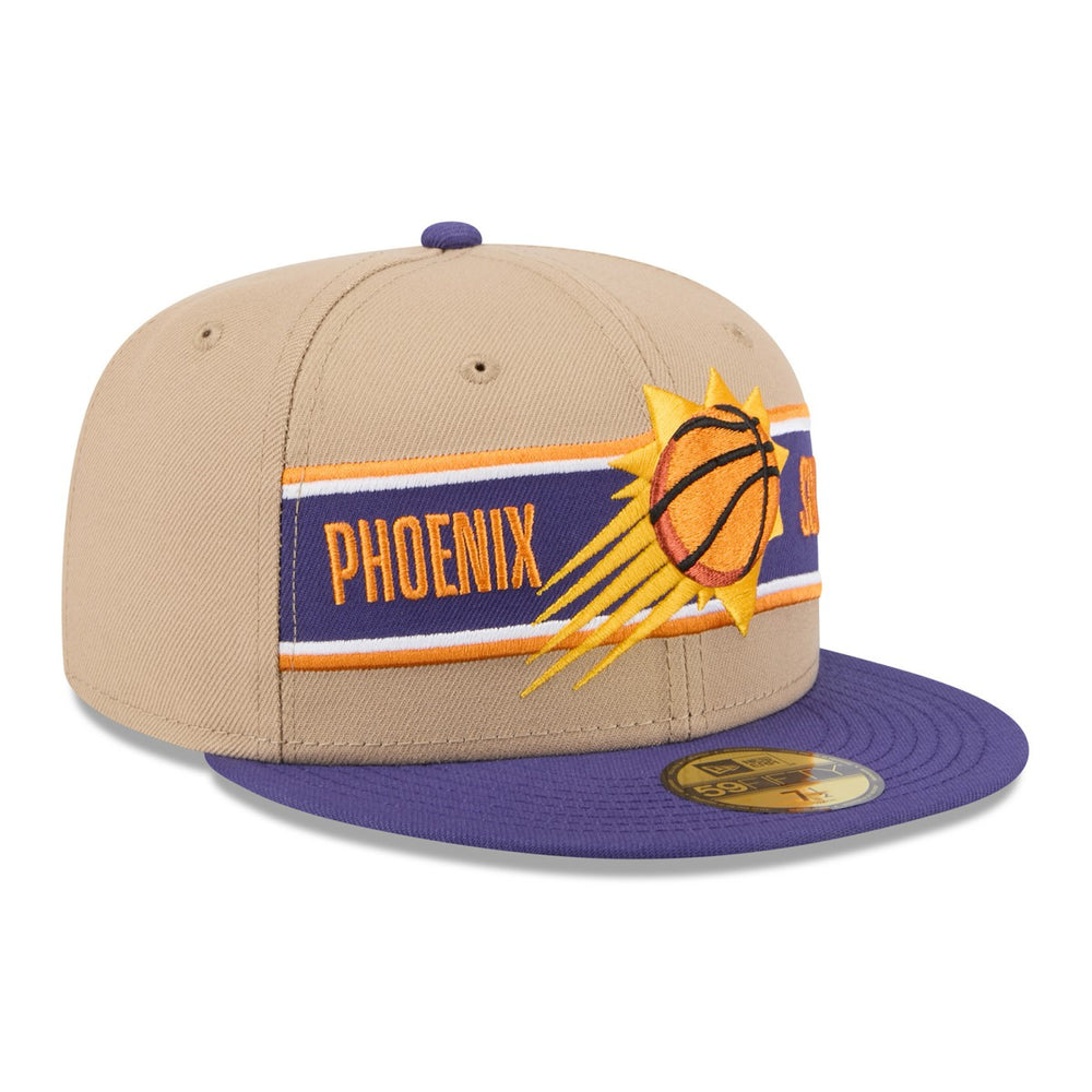 Phoenix Suns 2024 NBA Draft 59FIFTY Fitted Hat Tan/Purple - NBA