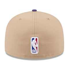 Phoenix Suns 2024 NBA Draft 59FIFTY Fitted Hat Tan/Purple - NBA