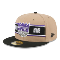 Sacramento Kings 2024 NBA Draft 59FIFTY Fitted Hat Tan/Black - NBA