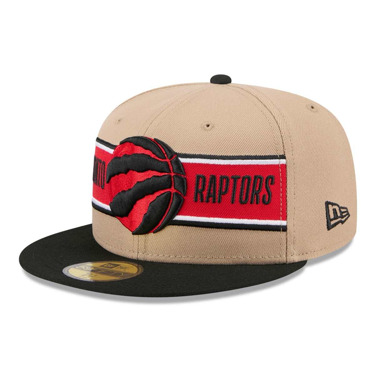 Toronto Raptors 2024 NBA Draft 59FIFTY Fitted Hat Tan/Black - NBA