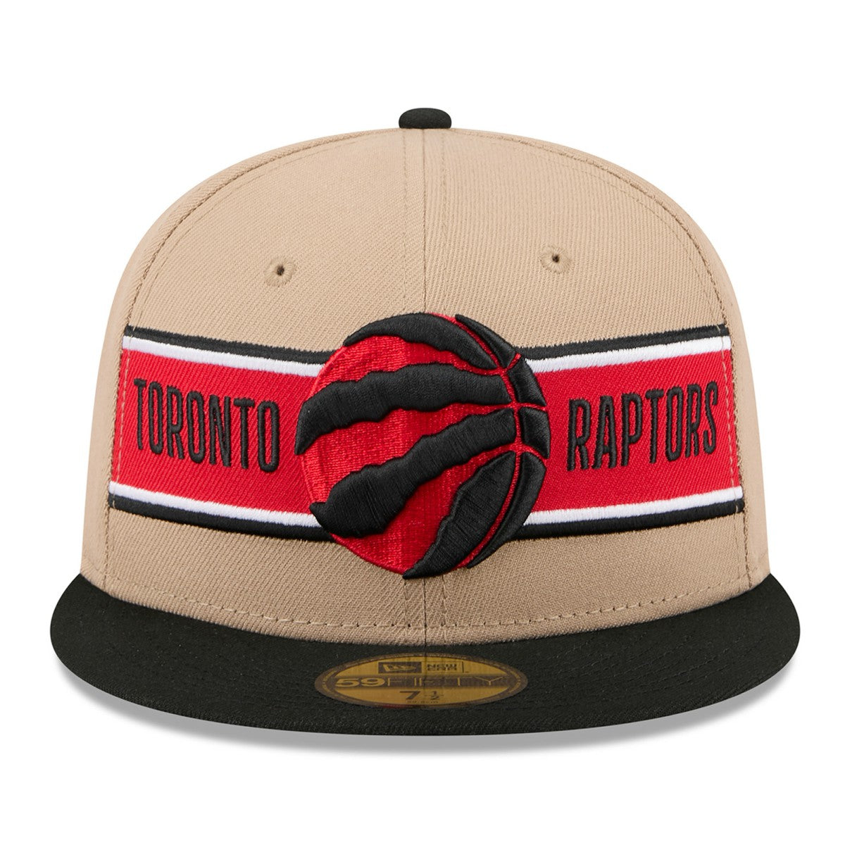Toronto Raptors 2024 NBA Draft 59FIFTY Fitted Hat Tan/Black - NBA