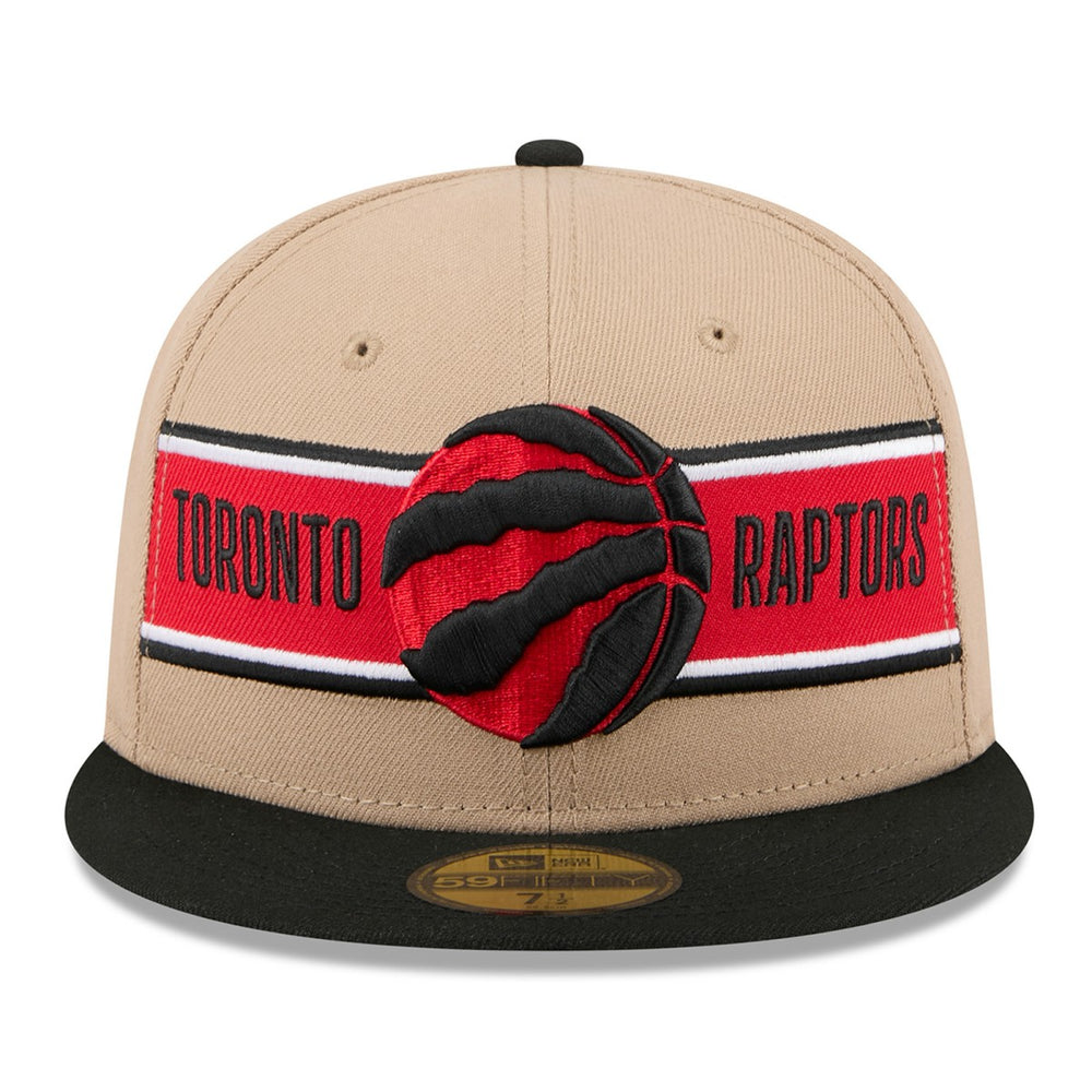 Toronto Raptors 2024 NBA Draft 59FIFTY Fitted Hat Tan/Black - NBA