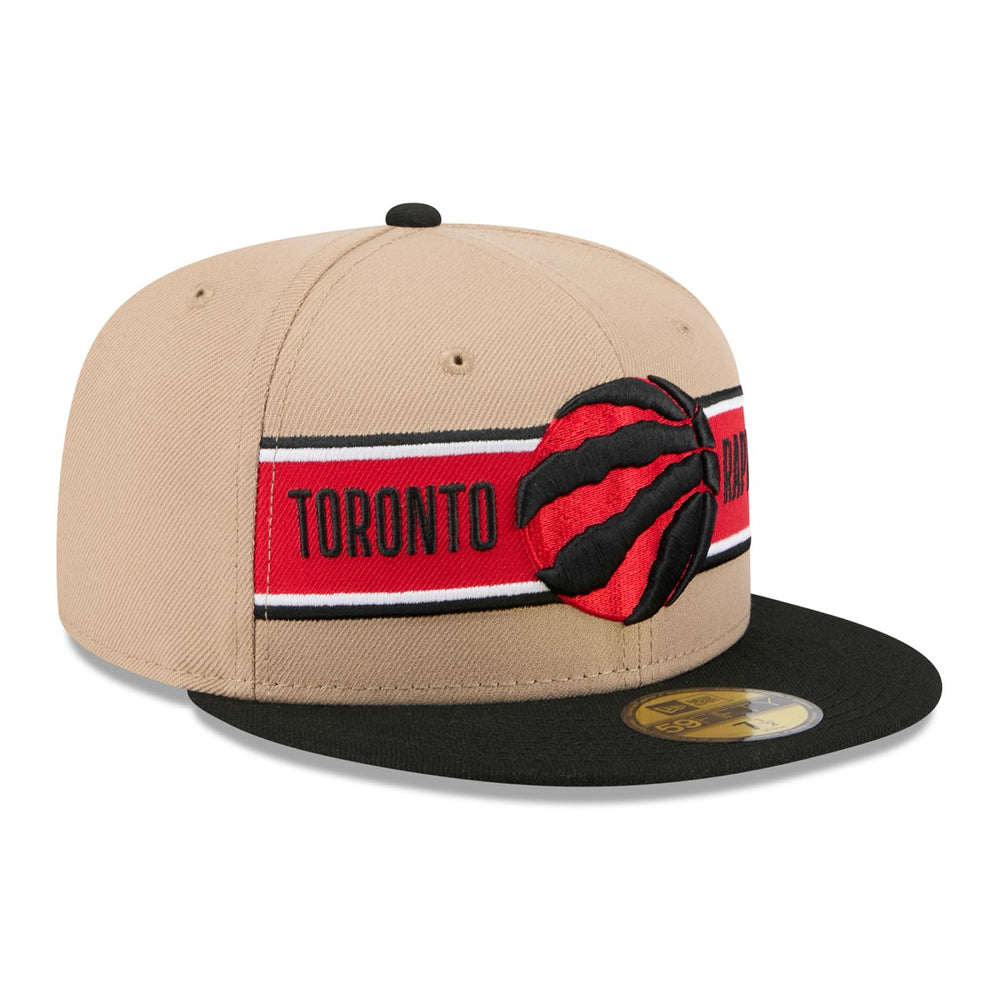 Toronto Raptors 2024 NBA Draft 59FIFTY Fitted Hat Tan/Black - NBA