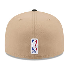 Utah Jazz 2024 NBA Draft 59FIFTY Fitted Hat Tan/Black - NBA
