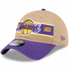 Los Angeles Lakers 2024 NBA Draft 9TWENTY Adjustable Hat Tan/Purple - NBA