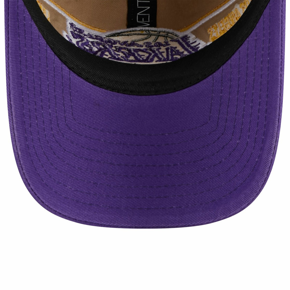 Los Angeles Lakers 2024 NBA Draft 9TWENTY Adjustable Hat Tan/Purple - NBA