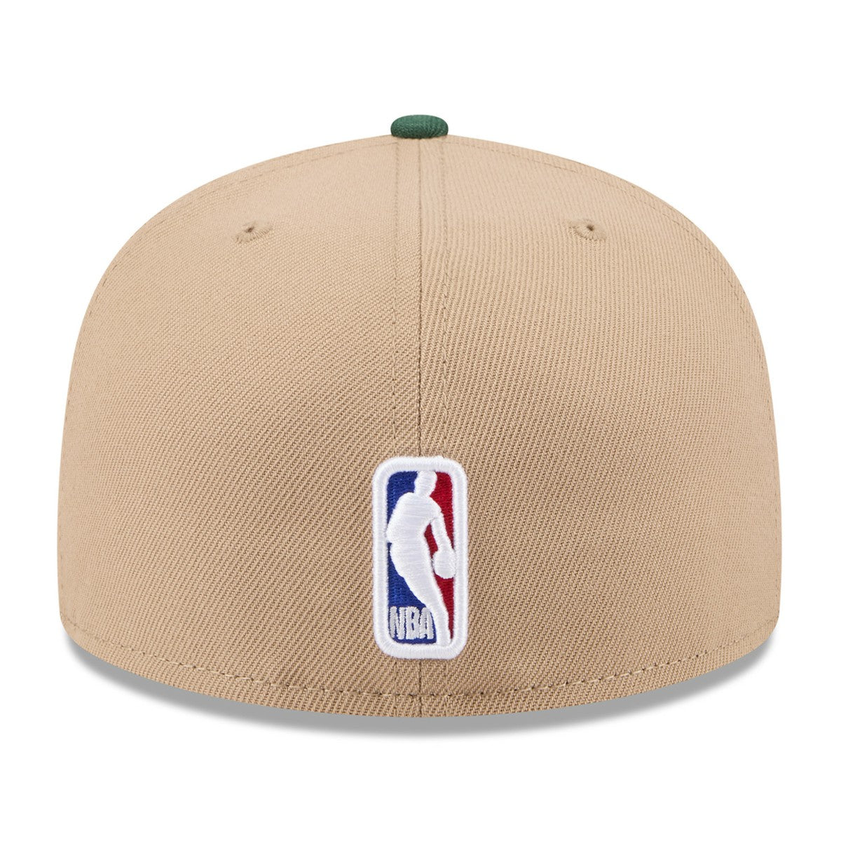 Milwaukee Bucks 2024 NBA Draft 59FIFTY Fitted Hat Tan/Hunter Green - NBA