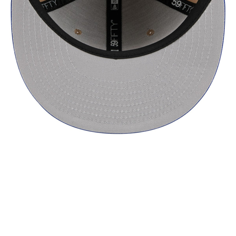 New York Knicks 2024 NBA Draft 59FIFTY Fitted Hat Tan/Blue - NBA