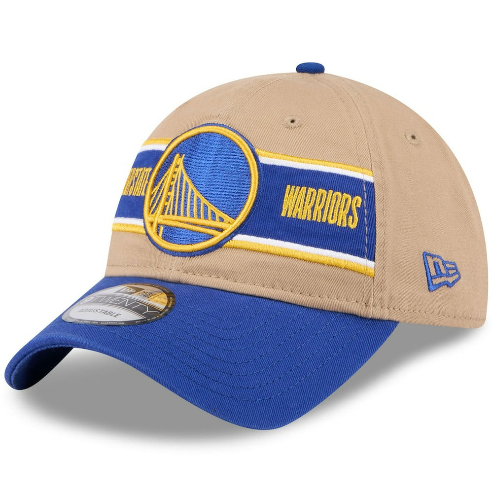 Golden State Warriors 2024 NBA Draft 9TWENTY Adjustable Hat Tan/Royal - NBA