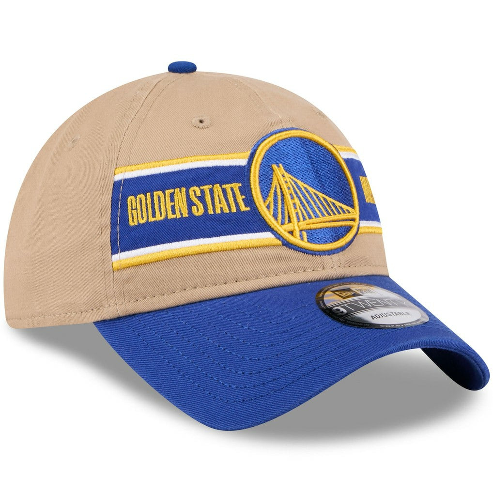 Golden State Warriors 2024 NBA Draft 9TWENTY Adjustable Hat Tan/Royal - NBA