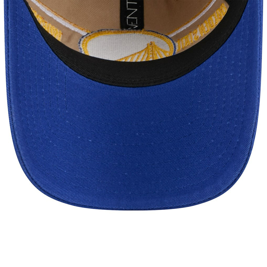Golden State Warriors 2024 NBA Draft 9TWENTY Adjustable Hat Tan/Royal - NBA