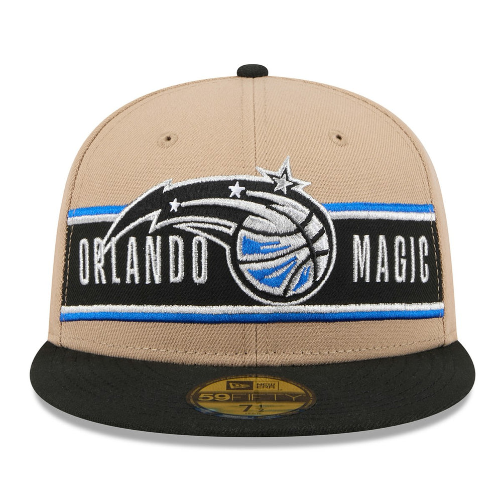 Orlando Magic 2024 NBA Draft 59FIFTY Fitted Hat Tan/Black - NBA