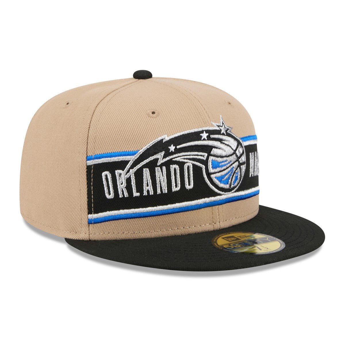 Orlando Magic 2024 NBA Draft 59FIFTY Fitted Hat Tan/Black - NBA