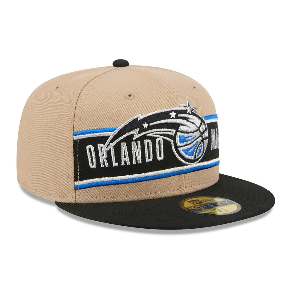 Orlando Magic 2024 NBA Draft 59FIFTY Fitted Hat Tan/Black - NBA