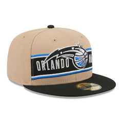 Orlando Magic 2024 NBA Draft 59FIFTY Fitted Hat Tan/Black - NBA