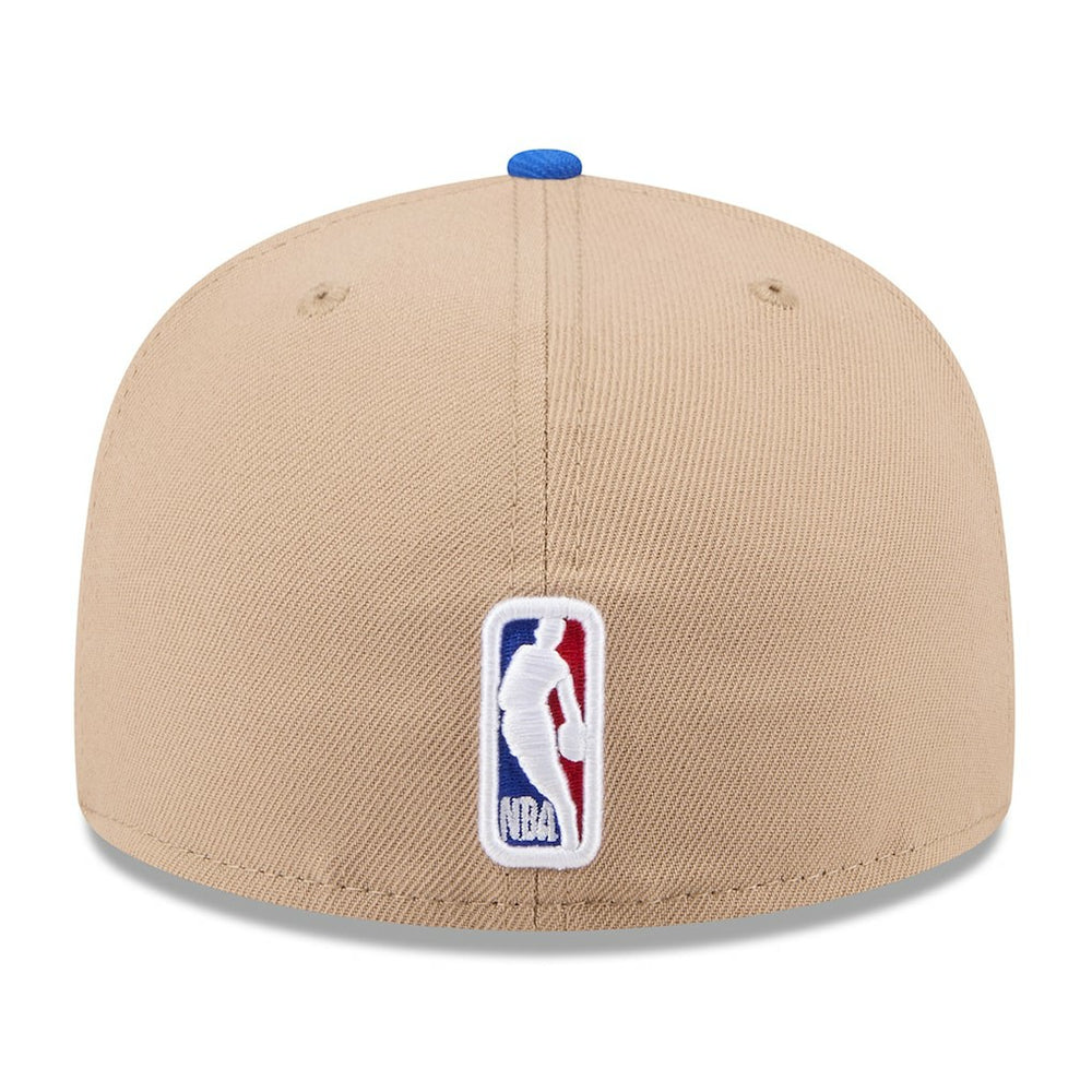 Dallas Mavericks 2024 NBA Draft 59FIFTY Fitted Hat Tan/Blue - NBA