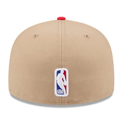Chicago Bulls 2024 NBA Draft 59FIFTY Fitted Hat Tan/Red - NBA