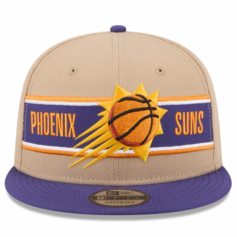 Phoenix Suns 2024 NBA Draft 9FIFTY Snapback Hat Tan/Purple - NBA
