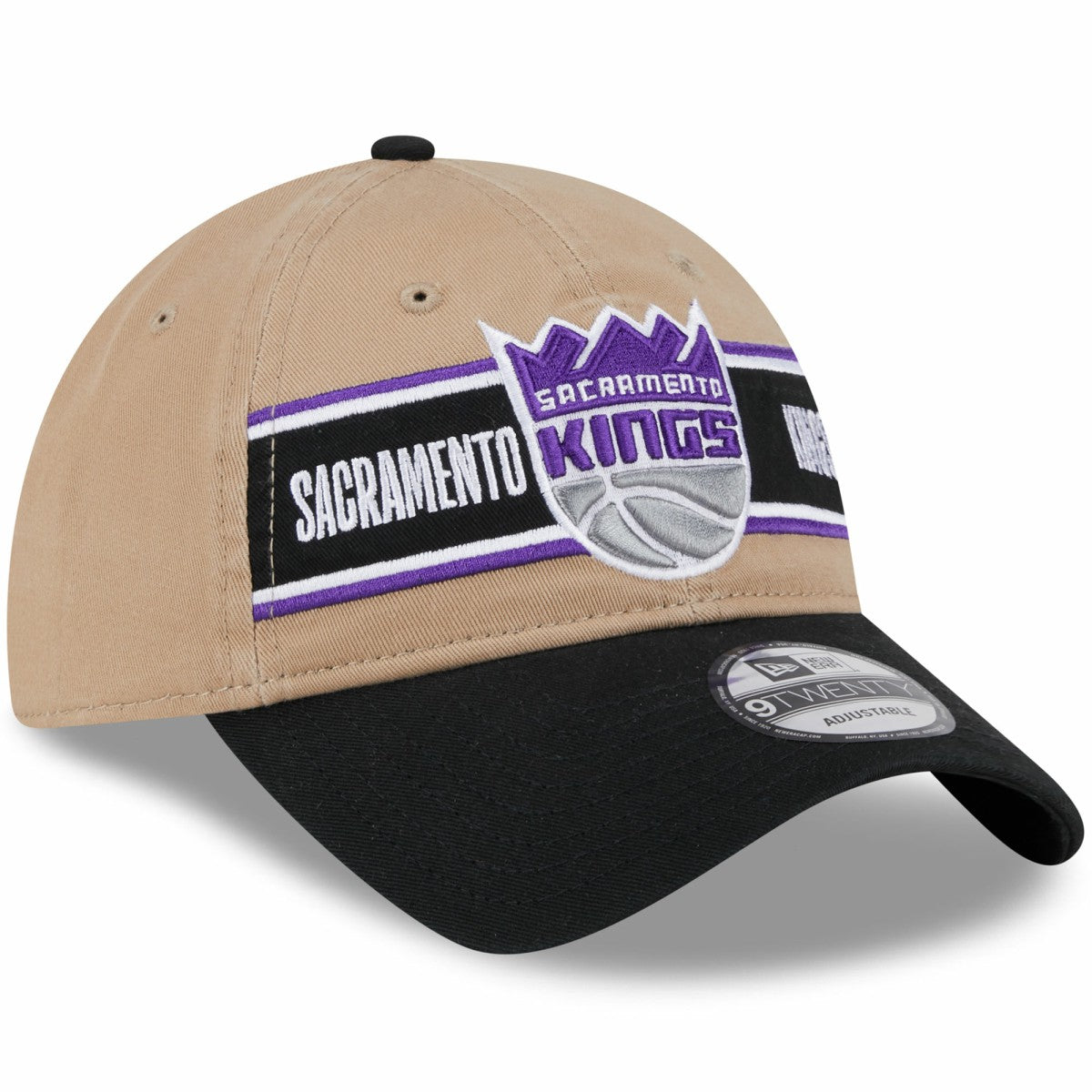 Sacramento Kings 2024 NBA Draft 9TWENTY Adjustable Hat Tan/Black - NBA