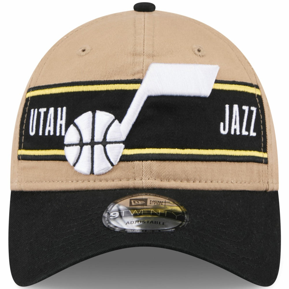 Utah Jazz 2024 NBA Draft 9TWENTY Adjustable Hat Tan/Black - NBA
