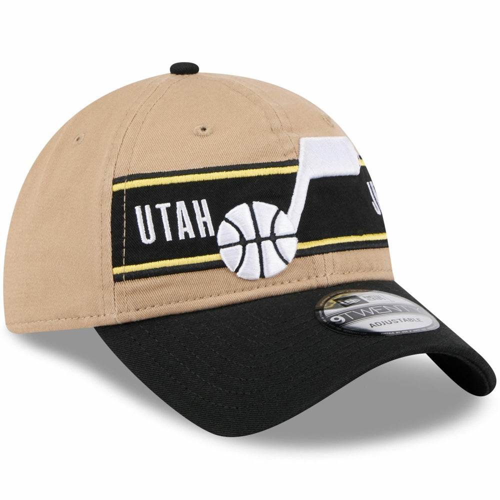 Utah Jazz 2024 NBA Draft 9TWENTY Adjustable Hat Tan/Black - NBA