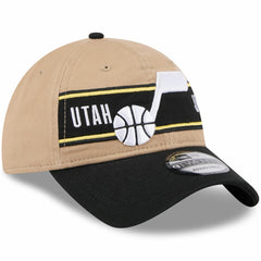 Utah Jazz 2024 NBA Draft 9TWENTY Adjustable Hat Tan/Black - NBA