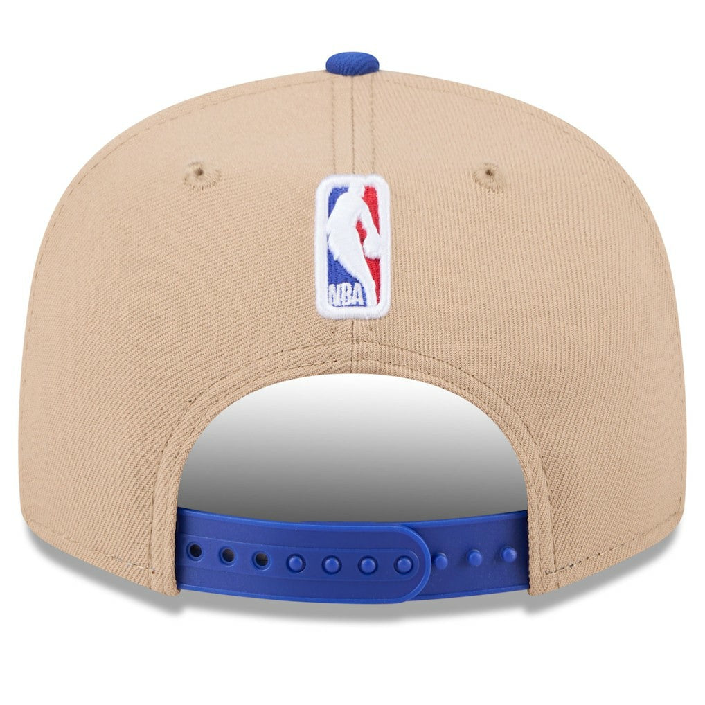 Philadelphia 76ers 2024 NBA Draft 9FIFTY Snapback Hat Tan/Royal - NBA