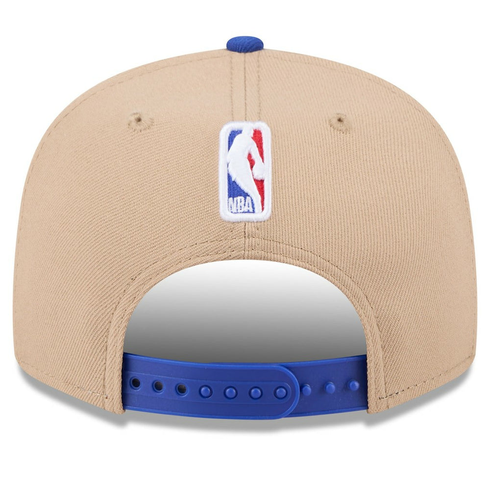Philadelphia 76ers 2024 NBA Draft 9FIFTY Snapback Hat Tan/Royal - NBA