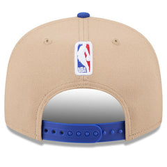 Philadelphia 76ers 2024 NBA Draft 9FIFTY Snapback Hat Tan/Royal - NBA