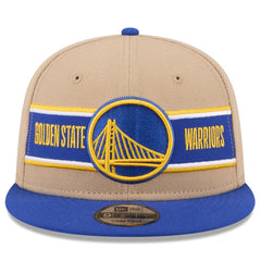 Golden State Warriors 2024 NBA Draft 9FIFTY Snapback Hat Tan/Royal - NBA