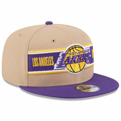 Los Angeles Lakers 2024 NBA Draft 9FIFTY Snapback Hat Tan/Purple - NBA